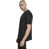 Jemně proužkované oversize tričko Urban Classics (Barva černá, Velikost 4XL)