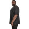 Jemně proužkované oversize tričko Urban Classics (Barva černá, Velikost 4XL)