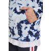 Semišová batikovaná pánská klokanka Urban Classics (Barva šedá - černá, Velikost L)