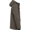 Teplá zimní pánská parka s vysokým límcem Urban Classics s kožíškem (Barva zelená olivová, Velikost L)