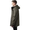 Teplá zimní pánská parka s vysokým límcem Urban Classics s kožíškem (Barva zelená olivová, Velikost L)