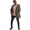 Zimní parka s odnímatelným límcem z umělé kožešiny Urban Classics (Barva černá, Velikost L)
