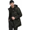 Kamuflážová zimní parka se síťovou strukturou Urban Classics (Barva kamufláž, Velikost 3XL)