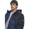 Zimní teplá nadýchaná pánská parka s kapucí Urban Classics (Velikost M, Barva darkblue/midnightnavy)
