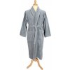 Unisex župan s velkým límcem 400 g/m (Barva šedá tmavá, Velikost 3XL)