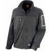 Pracovní strečová softshellová bunda s reflexními prvky (Velikost XS, Barva černá - černá)