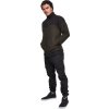 Dvoubarevná fleecová mikina Urban Classics se stojáčkem (Velikost L, Barva zelená olivová - černá)