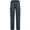 Odolné pracovní unisex kalhoty jeany s Cordurou v oblasti kolen (Barva modrá denimová, Velikost 32/34)