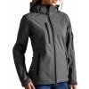 Dámská softshellová bunda s delším zadním dílem, vodní sloupec 8 000 mm (Velikost S, Barva černá)