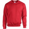 Pevná směsová mikina Gildan přes hlavu 50% bavlna, 50% polyester (Velikost S, Barva červená rajčatová antiq)