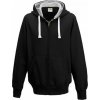 Těžká pánská dvoubarevná mikina Just Hoods 400 g/m