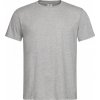 Základní tričko Stedman v unisex střihu střední gramáž 155 g/m (Velikost S, Barva šedá popelavá melír)