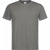 Základní tričko Stedman v unisex střihu střední gramáž 155 g/m (Barva šedá popelavá melír, Velikost 3XL)