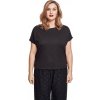 Měkké boxy triko Urban Classics s širokým výstřihem 150 g/m (Barva černá, Velikost 3XL)