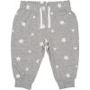 Pohodlné dětské pyžamové kalhoty na doma s proužky / hvězdičkami, 0-4 let (Velikost 0/6 Month, Barva bílé hvězdičky)