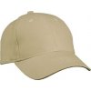 Baseballová kšiltovka na suchý zip z těžké bavlny 6-panel (Barva béžová)