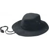 Bavlněný klobouk ve westernovém stylu se šňůrkou Atlantis černá