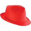 Mafiánský klobouk Printwear červená
