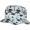 Oboustranný odolný klobouček s aztéckým motivem (Velikost one size, Barva černá - modrá)