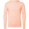 Unisex měkká klokanka Bella Canvas z lehké polybavlny s fleecem na rubu