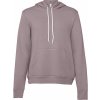 Unisex měkká klokanka Bella Canvas z lehké polybavlny s fleecem na rubu