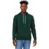 Unisex měkká klokanka Bella Canvas z lehké polybavlny s fleecem na rubu