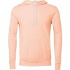 Unisex měkká klokanka Bella Canvas z lehké polybavlny s fleecem na rubu