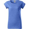 Dámské směsové tričko Fusion Malfini 65 % polyester, 35 % bavlny (2. jakost) (Velikost XS, Barva stříbrný melír)
