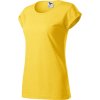 Dámské směsové tričko Fusion Malfini 65 % polyester, 35 % bavlny (2. jakost) (Velikost XS, Barva stříbrný melír)