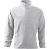 Pánská fleecová bunda se stojáčkem (2. jakost) (Velikost S, Barva bílá)