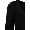 Dámský sexy svetřík s hlubokým výstřihem Urban Classics (Barva černá, Velikost 3XL)