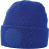 Beanie čepice z akrylu s kruhovou plochou pro potisk či výšivku (Barva černá)