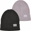 Ohrnovací beanie čepice z akrylu Urban Classics, 2ks