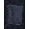 Pánská chlupatá bunda Sherpa se stojáčkem a přední kapsičkou (Velikost 3XL, Barva modrá námořní)