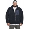 Pánská chlupatá bunda Sherpa se stojáčkem a přední kapsičkou (Velikost 3XL, Barva modrá námořní)
