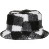 Teplý klobouček Sherpa z kožešinky (Velikost one size, Barva bílá - černá)