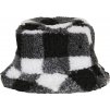 Teplý klobouček Sherpa z kožešinky (Velikost one size, Barva bílá - černá)