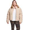 Dámská bunda Boxy Puffer s kožíškem Urban Classics
