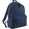 Maxi fashion batoh se zadním polstrovaným dílem 22 l (Velikost 34 x 45 x 23 cm, Barva černá - šedá grafitová)