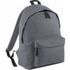 Maxi fashion batoh se zadním polstrovaným dílem 22 l (Velikost 34 x 45 x 23 cm, Barva černá - šedá grafitová)