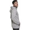 Pletená fleecová mikina s kapucí a přední kapsou Urban Classics