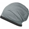 Fleecová elastická beanie čepice Myrtle beach šedá melír