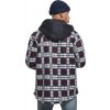 Zateplená oversize mikina s kožíškem a oddělitelnou kapucí Urban Classics (Velikost L, Barva modrá námořní - červená)