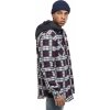 Zateplená oversize mikina s kožíškem a oddělitelnou kapucí Urban Classics (Velikost L, Barva modrá námořní - červená)