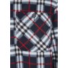 Zateplená oversize mikina s kožíškem a oddělitelnou kapucí Urban Classics (Velikost L, Barva modrá námořní - červená)