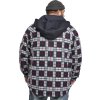 Zateplená oversize mikina s kožíškem a oddělitelnou kapucí Urban Classics (Velikost L, Barva modrá námořní - červená)