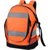 Reflexní vodotěsný batoh London s velkou hlavní kapsou (Barva Hi-Vis Orange, Velikost 42 x 28 x 15 cm)