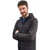 Odolná pánská pletená hybridní bunda (Barva Grey Melange-Anthracite Melange, Velikost 3XL)