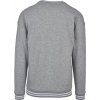 Sportovně střižená pánská mikina s kontrastními lemy Urban Classics (Barva černá - černá, Velikost L)