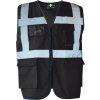 Bezpečnostní reflexní vesta Berlin Korntex černá